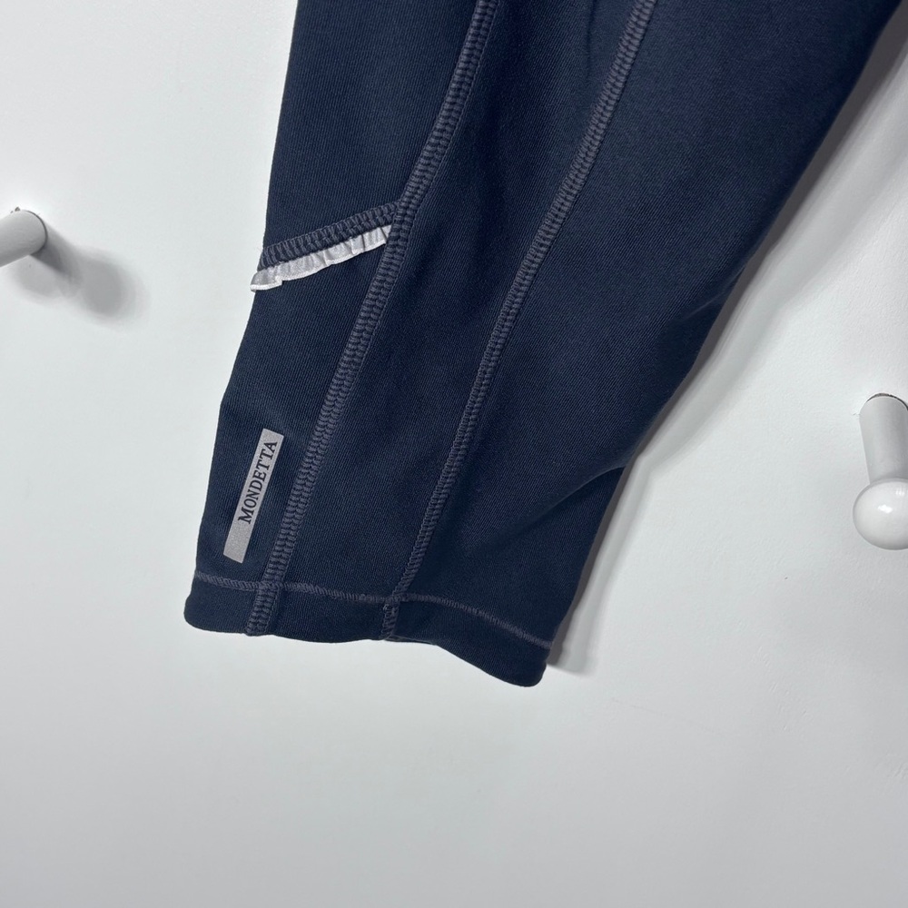 Mondetta Women's Black Leggings with White Highlights - Picture 5 of 7